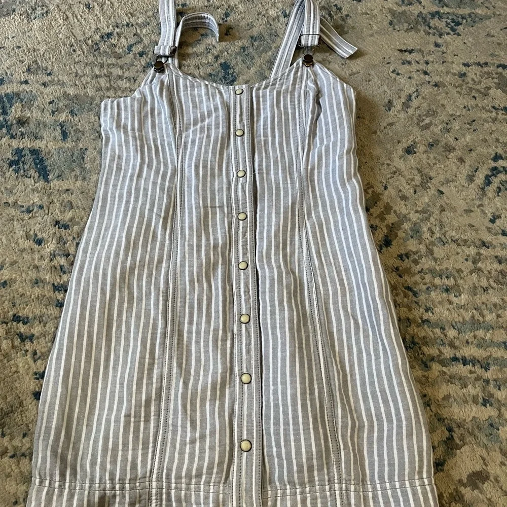 NWOT free people living color mini dress grey combo XS - Picture 2 of 5